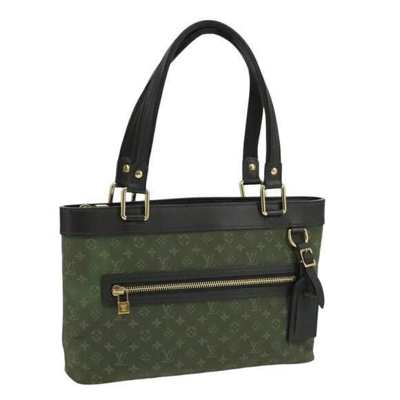 LOUIS VUITTON Monogram Mini Lucille PM Hand Bag TST Khaki - Picture 1 of 16